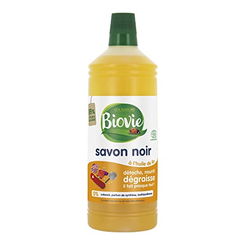 Biovie - Savon noir liquide, à l'huile de lin 1l