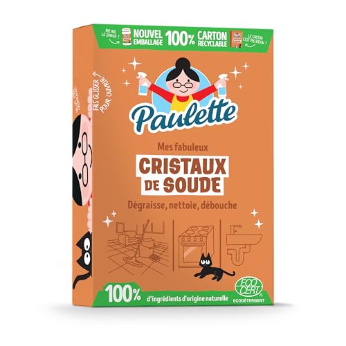 Paulette - Cristaux de Soude - Nettoyant Dégraissant Naturel et