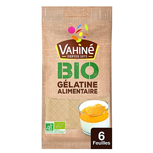 Vahine - Gélatine Feuille Bio 10 g