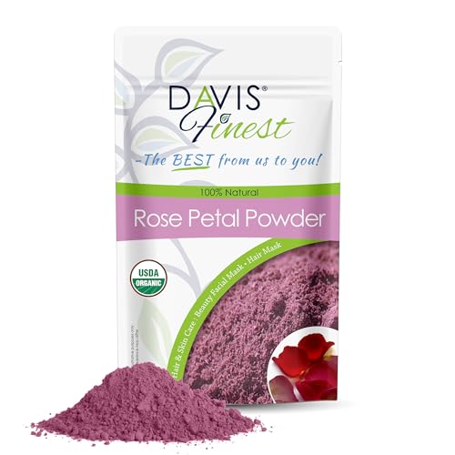Davis Finest Poudre de pétales de rose pour les cheveux