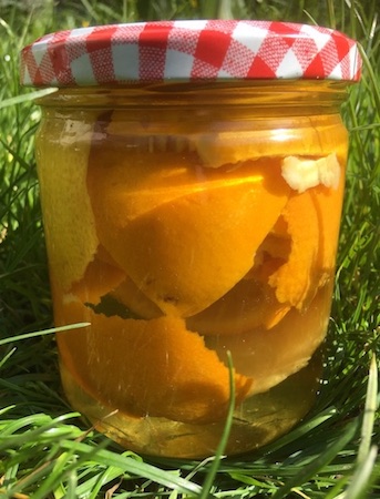 Vinaigre parfumé orange citron